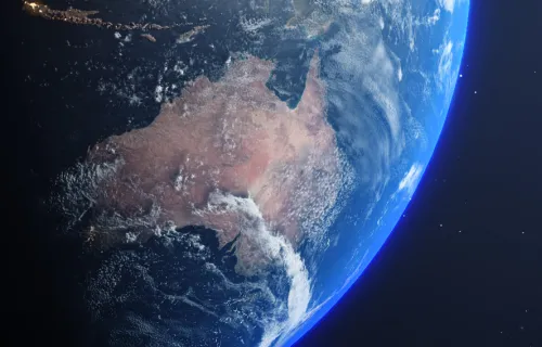 World from space