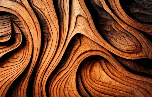 Wood larch texture of cut tree trunk