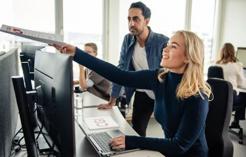 Professionals at work