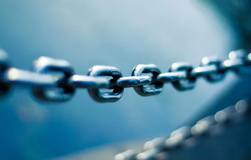 chain link representing block chain