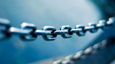 chain link representing block chain