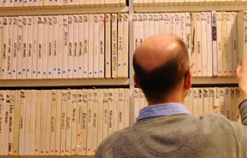 a British Library worker reviews some reel-to-reel recordings that CGI’s dira will be used to…