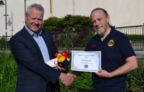 Calne Lions receive award from CGI