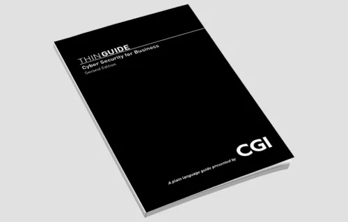 CGI Cyber Security THINGUIDE front cover image