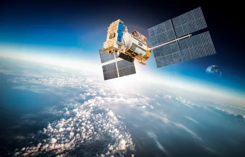 Satelitte over earth