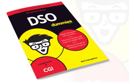 Front cover of CGI’s new DSO for Dummies book