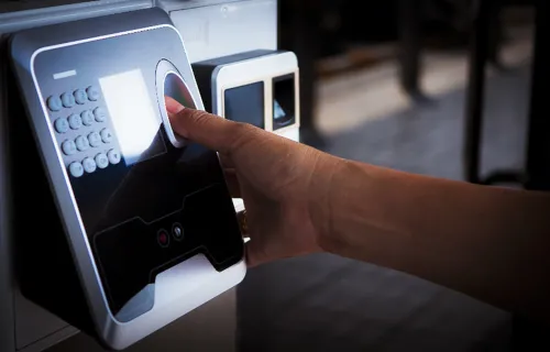 Scannen von Fingerabdrücken