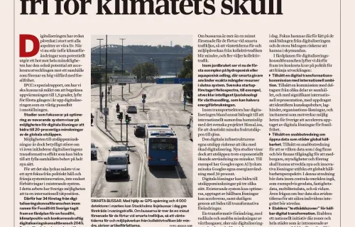 Sverige bör släppa datan fri