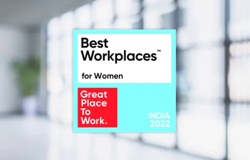 Best workplaces for Women certificate for CGI