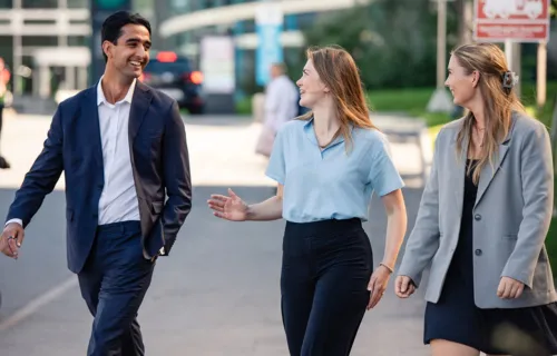 group walking