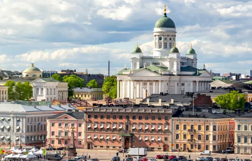 helsinki cathedral cityscape finland