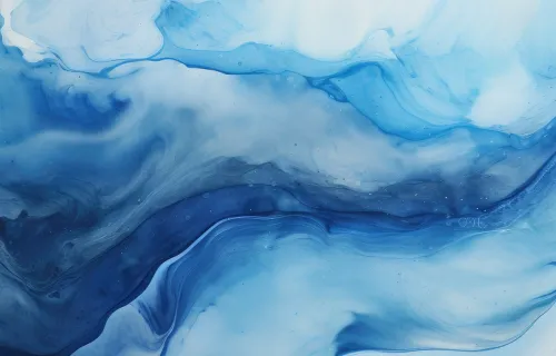 blue and white abstract swirl pattern 