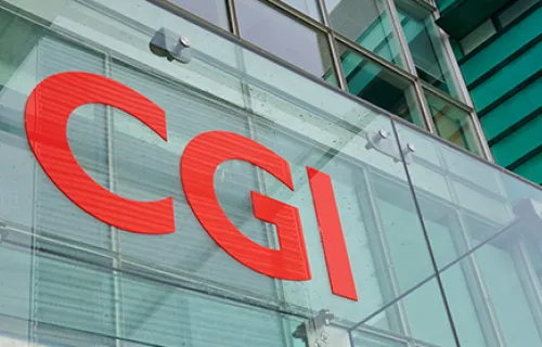 CGI Logo am Bürogebäude