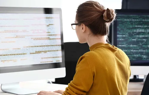 female software developer