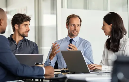 Leaders on discussion