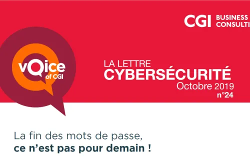 Lettre Cybersécurité - édition spéciale Assises de la sécurité avec CGI Business Consulting