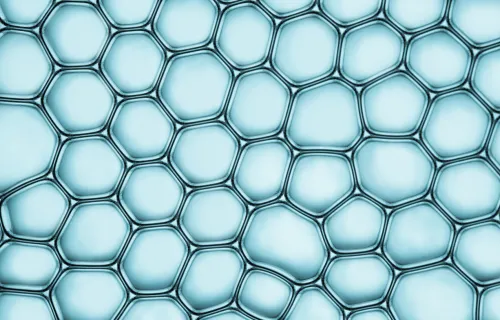 Liquid geometric pattern