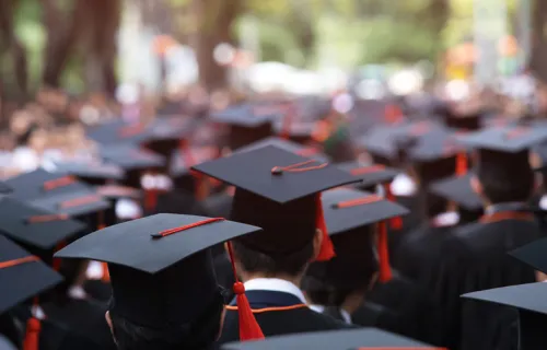 a crowd of graduates 