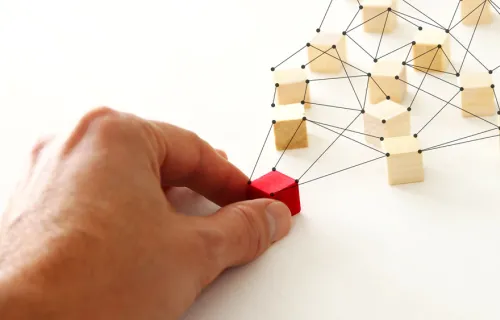 Connecting of cubes 