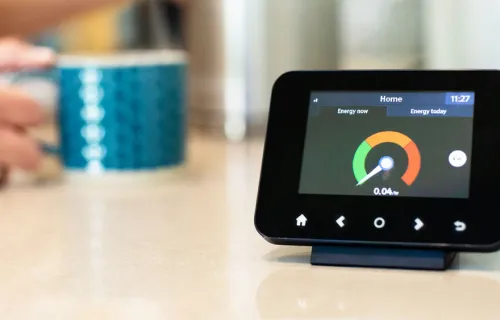 smart meter monitor in a home setting