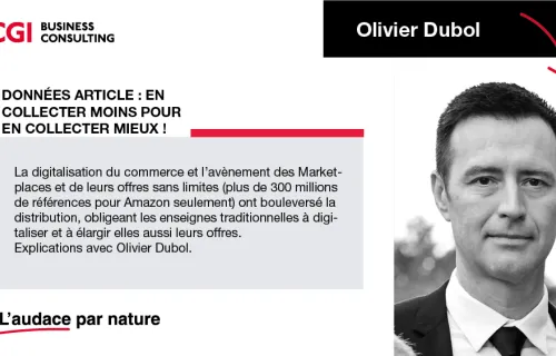 Article "Données dans le retail" d'Olivier Dubol CGI Business Consulting