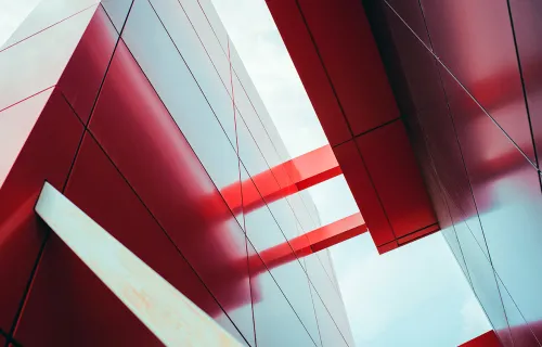 edificio rojo