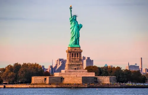 Statue of Liberty on Liberty Island, NY