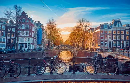 Les rues d'Amsterdam