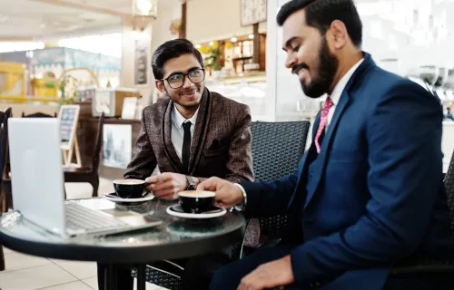 Professionals on discussion