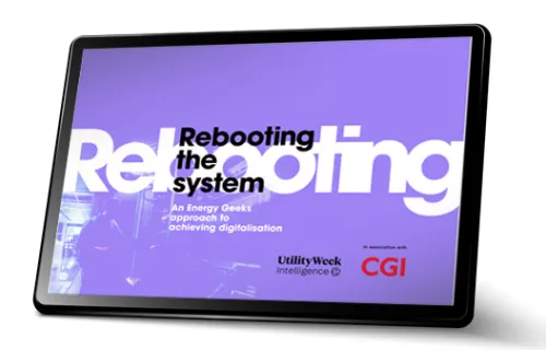 Rebooting the system on tablet screen
