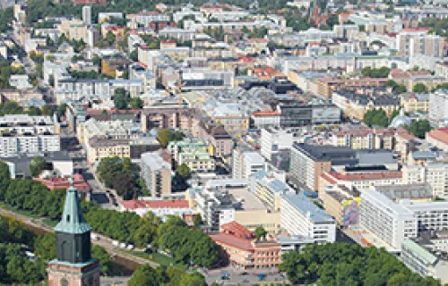 Smart and wise city of Turku Finland