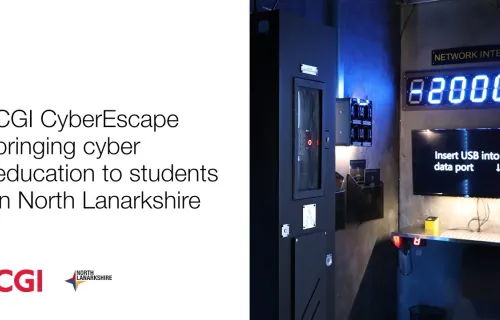 CGI CyberEscape - bringing cyber education to students in North Lanarkshire