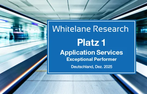 Whitelane Research, Platz 1, Application Services, Exceptional Performer, Deutschland 2025