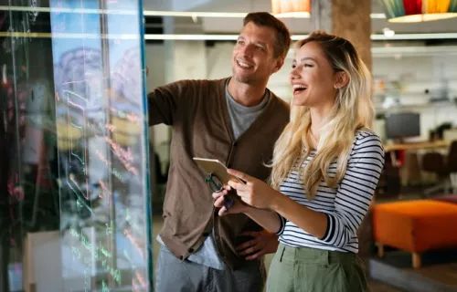 Professionals working together