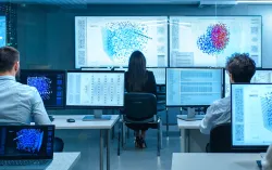  3 experts en IA visualisant les réseaux de neurones