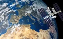 satellite above earth