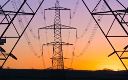 Electric tower and lines