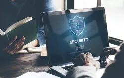 Bildschirm mit dem Wort Security