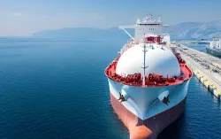 a large ship moored in a port