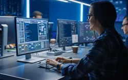 Smart watch on woman’s wrist