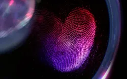 thumbprint on scanner