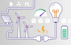 diagramme de la chaîne d'approvisionnement en énergie