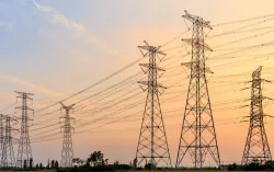 power grid transmission towers
