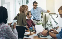 ServiceNow consultants in discussion