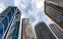 View of high-rise buildings in Syndey Australia 