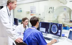 doctors looking at xrays
