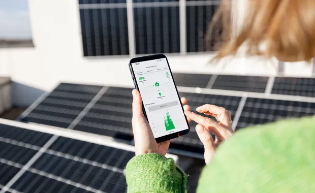 mobile phone with energy data