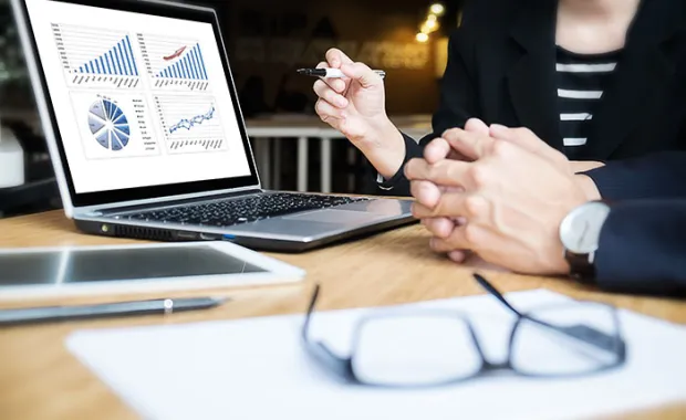 Discussion and analysis data the charts and graphs