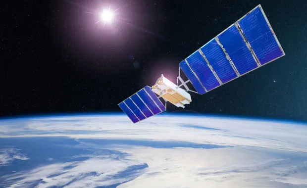 satellite orbiting Earth