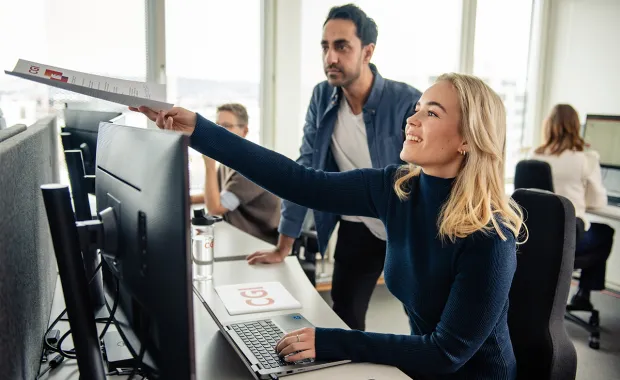 Professionals at work